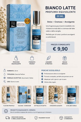 Mithaura bianco latte - bianco, eau