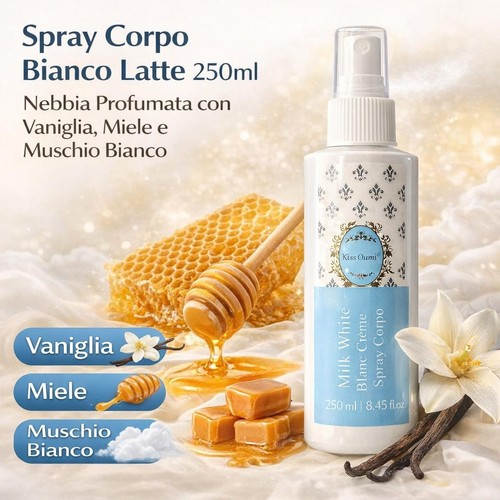 Spray corpo bianco latte 250ml - spray,